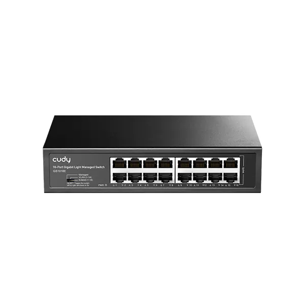 CUDY GS1016E 16-Port Gigabit Light Managed Switch