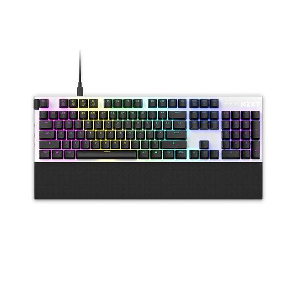 NZXT Function White Mechanical Keyboard