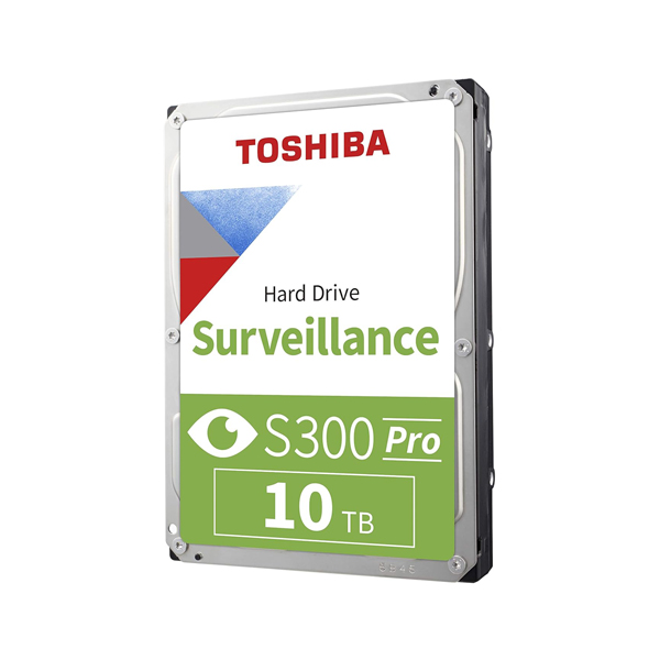 TOSHIBA S300 (HDWT31AUZSVA) 10TB 7200 RPM Surveillance SATA Hard Disk Drive