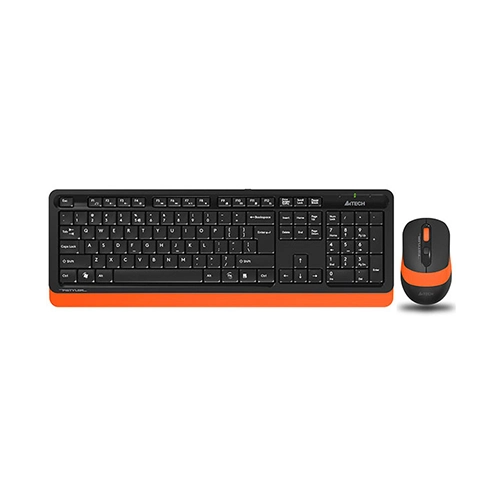 A4TECH FG1010 Wireless Keyboard And Mouse Combo - Orange