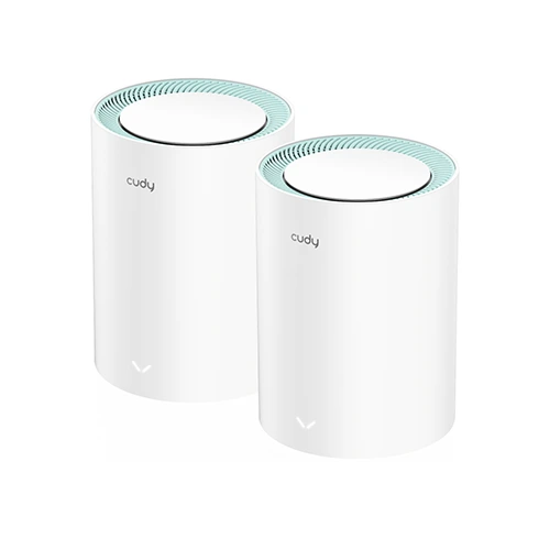 CUDY M1300 2-Pack AC1200 Dual Band Whole Home Wi-Fi Mesh Gigabit Router