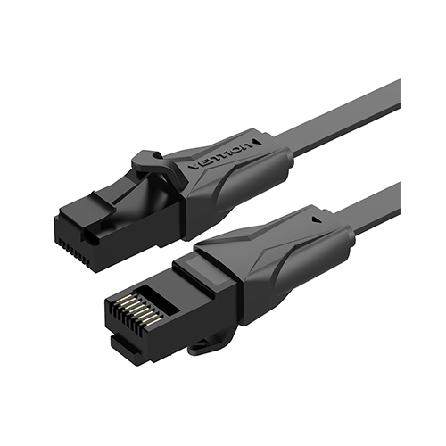 VENTION IBABL Flat CAT6 UTP Patch Cord Cable 10M Black