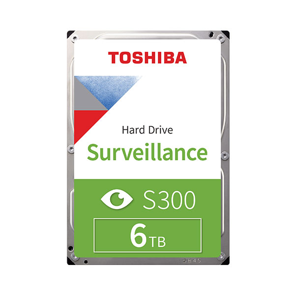 Toshiba S300 6TB 5400RPM Surveillance HDD