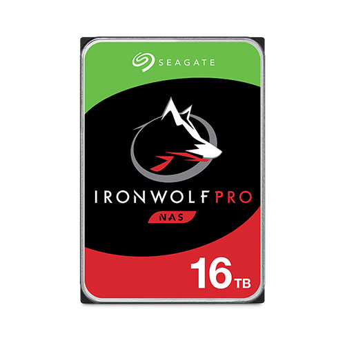 Seagate IronWolf Pro (ST16000NE000) 16TB 3.5 Inch SATA 7200RPM NAS Hard Drive
