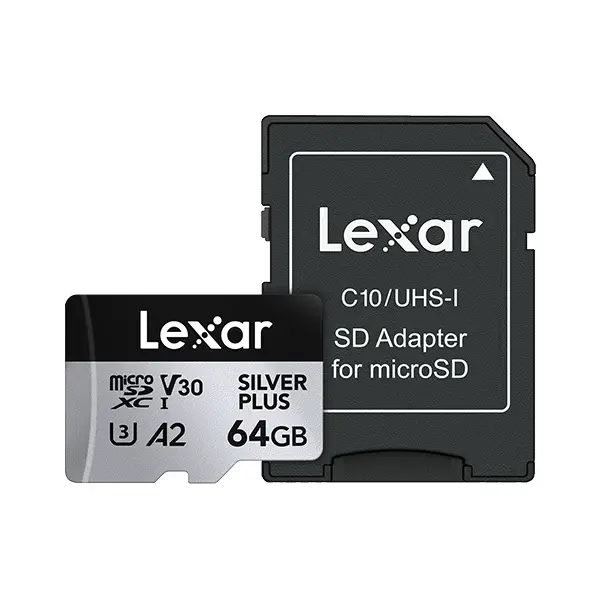 Lexar Professional SILVER PLUS 64GB microSDXC UHS-I Card
