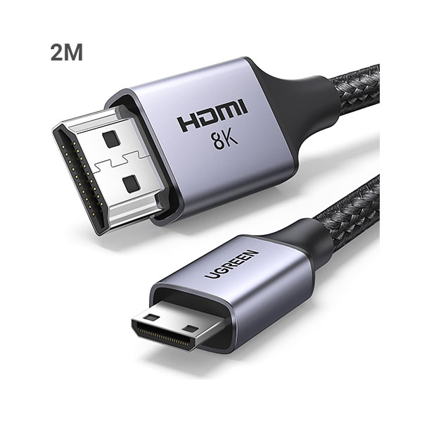 Ugreen HD163 (15515) 8K Mini HDMI to HDMI Cable - 2M