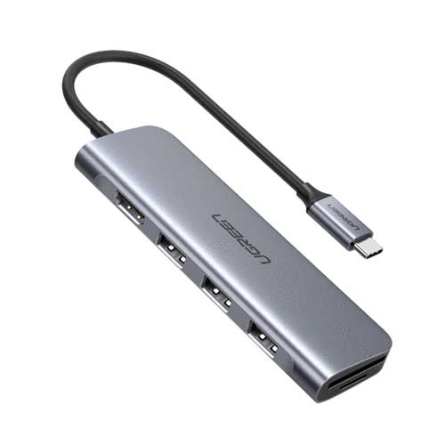 UGREEN CM195 USB-C to 3 Ports USB3.0-A Hub + HDMI + TF/SD