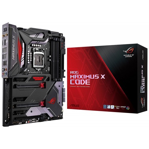 Asus Rog Maximus X Code Intel Z370 8th Gen ATX gaming motherboard