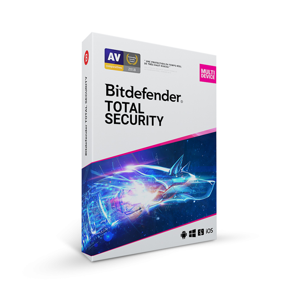 Bitdefender Total Security For 5 Devices 1 Year