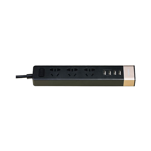 REMAX RU-S2 Ming 3-UK Plug & 4-USB Anti Static Power Strip