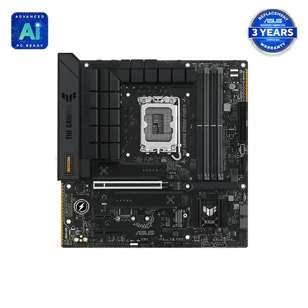 ASUS TUF GAMING B760M-PLUS II Intel LGA1700 mATX Gaming Motherboard
