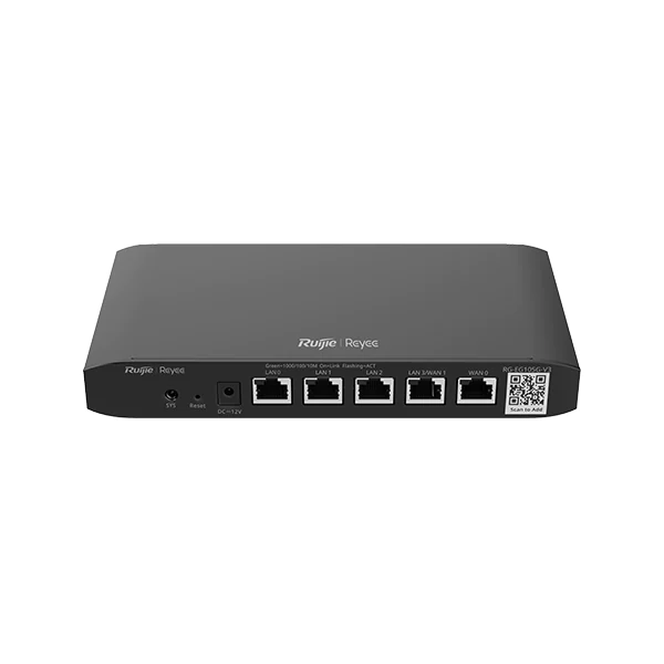 Ruijie RG-EG105G-V3 5-Port Gigabit Cloud-Managed Router