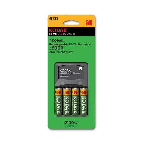 Kodak K620E 4 Slot Charger for AA or AA NI-MH Batteries