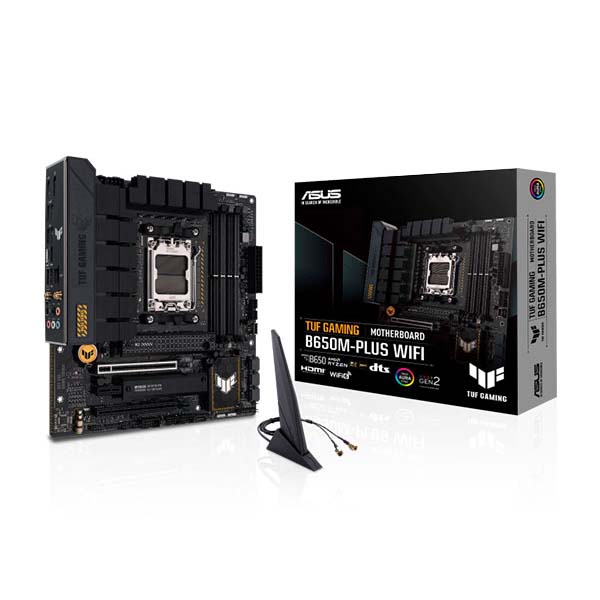 ASUS TUF GAMING B650M-PLUS WIFI AMD Ryzen Micro-ATX Motherboard