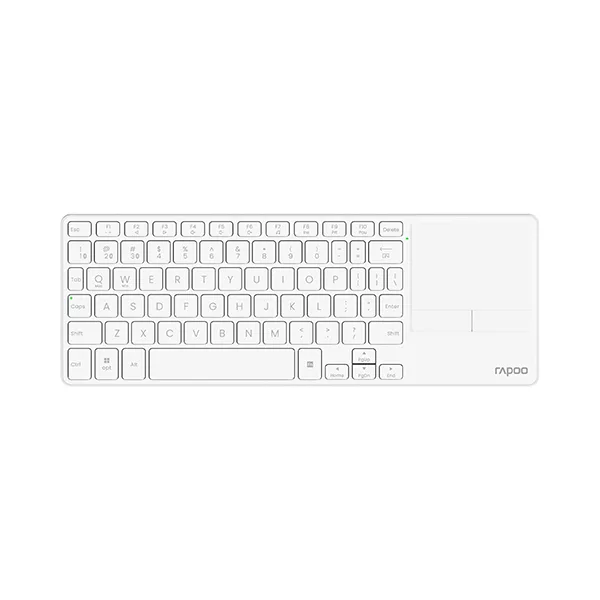 Rapoo E900T Portable Wireless Keyboard with Touchpad - White