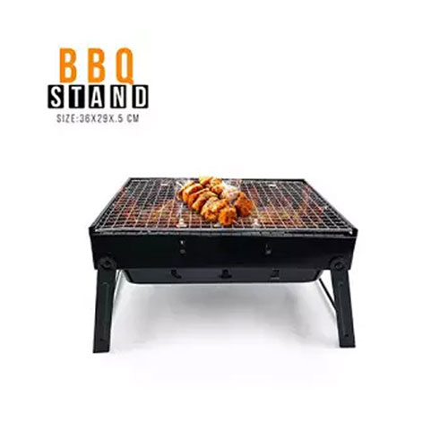 BBQ Grill Foldable Portable Barbecue Charcoal Stand