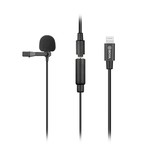 BOYA BY-M2 Clip-on Lavalier Microphone for iOS Devices