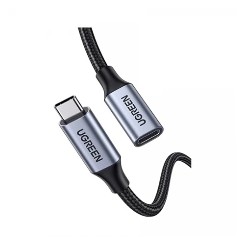 UGREEN 80810 USB-C Male to Female Gen2 5A Braided Cable 0.5m