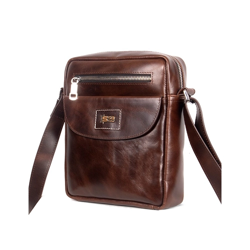 Oil Pull Up Premium Leather Messenger Bag (SB-MB60)