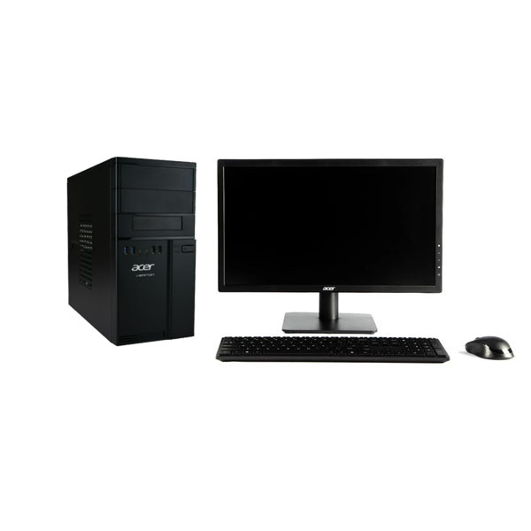 Acer Veriton M200-H510 11th Gen Core-i5 Desktop With  9.5” HD (1600X900) LED Backlit Monitor