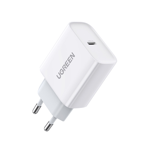 UGREEN 60450 Fast Charging Power Adapter with PD 20W EU (White) #CD137