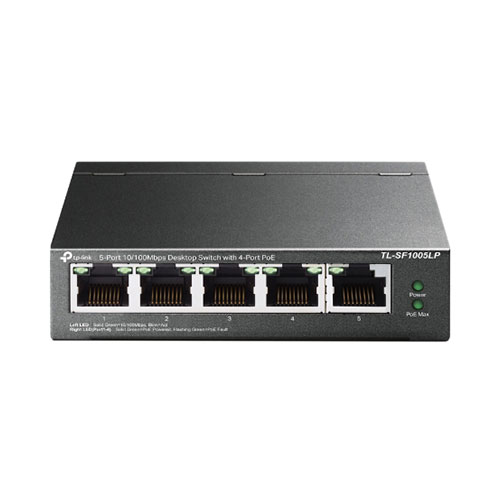 TP-Link TL-SF1005LP 5-Port 10/100Mbps Desktop PoE Switch with 4-Port PoE
