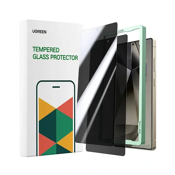 UGREEN SP882 (65171) Privacy Screen Protector with Installation Frame for Samsung Galaxy S25 Ultra - 2 Pack