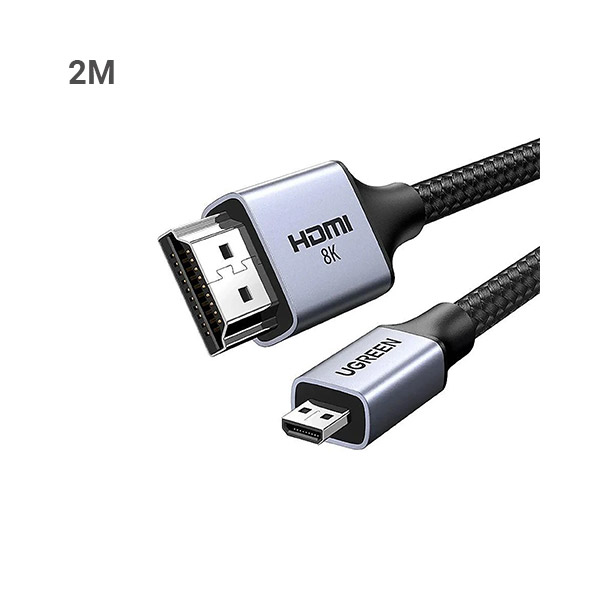 Ugreen HD164 (15517) 8K Micro HDMI to HDMI Cable - 2M
