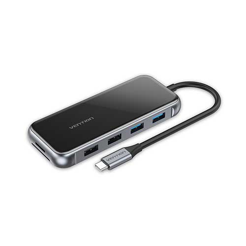 Vention TFGHB Multi-function 10-in-1 USB-C Docking Station Mirrored Surface Type