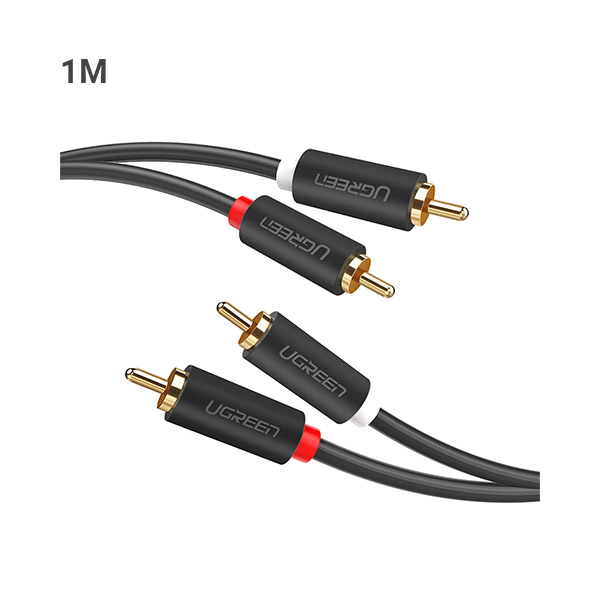 Ugreen AV104 (30747) 2x RCA Male to Male Cable - 1M