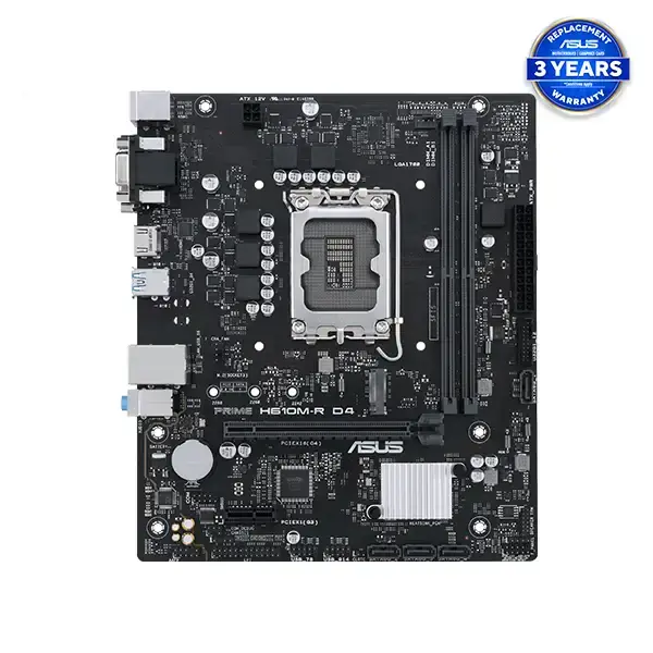 ASUS PRIME H610M-R D4 Intel LGA 1700 Micro-ATX Motherboard