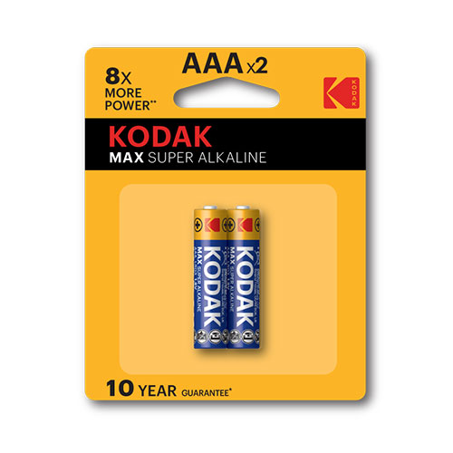 Kodak MAX Alkaline AAA battery (2 pack)