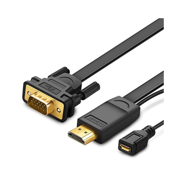 UGREEN MM101 (30449) HDMI to VGA Converter Cable - 1.5M