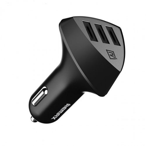 REMAX RCC-304 Aliens 3-USB Port Car Charger With Voltage Indicator