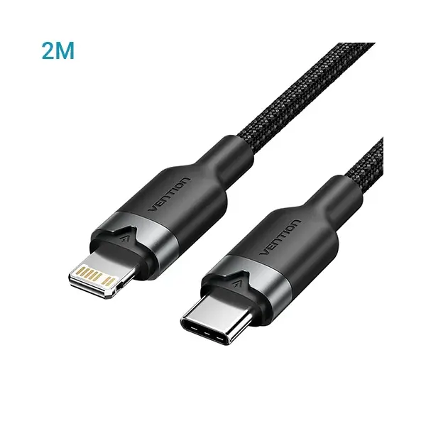 Vention LALBH 3A USB 2.0 Male Type-C to Lightning Cable - 2M