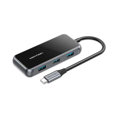 Vention TFDHB Multi-function USB-C to USB3.0/PD Docking Station 0.15M Mirrored Surface Type
