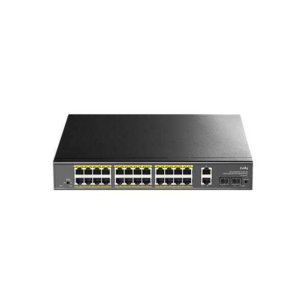 Cudy GS1026PS2 24-GbE PoE Switch with 2 Uplink GbE and 2 Uplink SFP