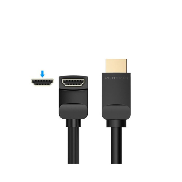 VENTION AARBG 90 Degree Right Angle HDMI Cable - 1.5M