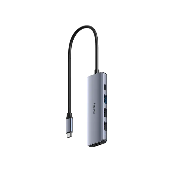 CUDY UH405 5-In-1 HDMI 4K USB-C Hub