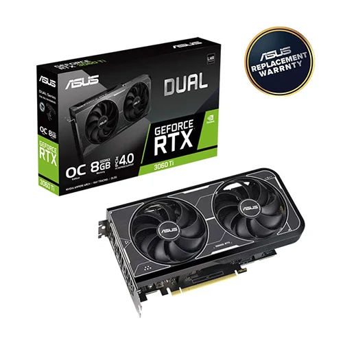 ASUS Dual GeForce RTX 3060 Ti OC Edition 8GB GDDR6X Graphics Card