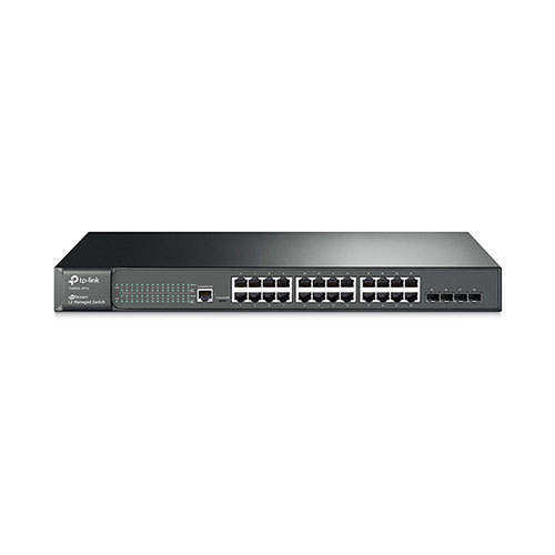 TP-Link T2600G-28TS JetStream 24-Port Gigabit L2 Managed Switch with 4 SFP Slots