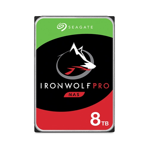 SEAGATE IronWolf Pro 8TB 7200 RPM (ST8000NT001) SATA III 3.5" Internal NAS Hard Disk Drive