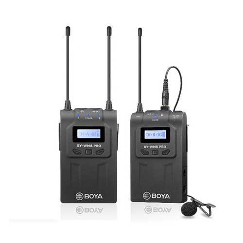 BOYA BY-WM8 Pro-K1 UHF Dual-Channel Wireless Microphone System