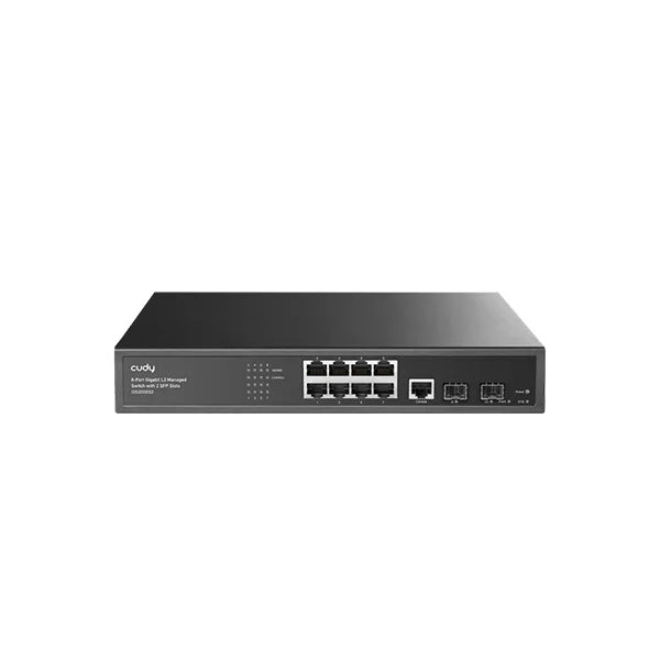 Cudy GS2008S2  8-GbE 2-SFP L2 Managed Gigabit Switch