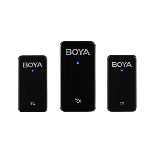 BOYA BY-WMic5-M2 Ultracompact 2.4GHz Dual-Channel Wireless Microphone System