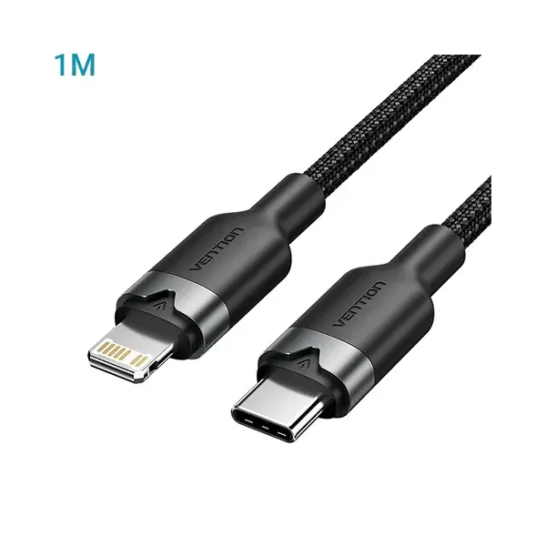 Vention LALBF 3A USB 2.0 Male Type-C to Lightning Cable - 1M