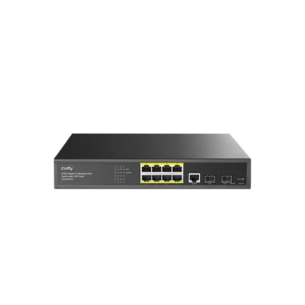 Cudy 8-GbE PoE L2 Managed Switch with 2-SFP