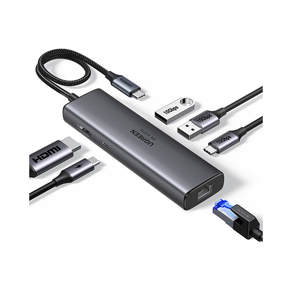 Ugreen CM512 (45000) 6-in-1 Multifunctional USB-C Hub