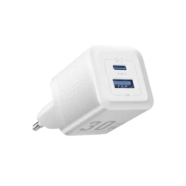 VENTION FEQW0-EU 30W 2-Port USB (C + A) GaN Charger - EU-Plug White