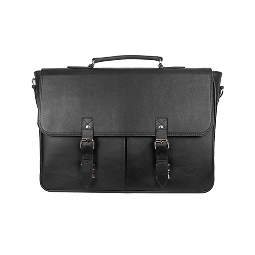 Black Plane Leather Executive Bag (SB-LB442)